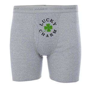 Personalized Men’s Underwear – Funny 'Lucky Charm' Crotch, Husband gift